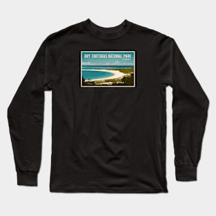 Dry Tortugas Vintage Landscape Long Sleeve T-Shirt